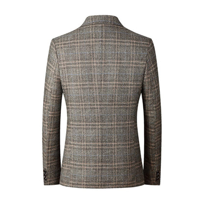Traditional Checkered Blazer for Men