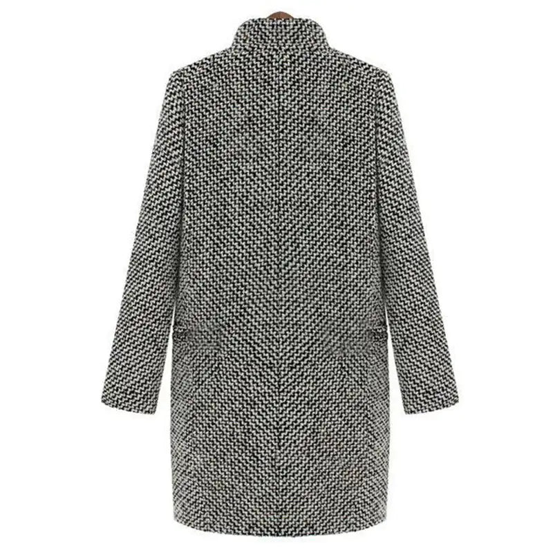 Classic Women's Wool Overcoat