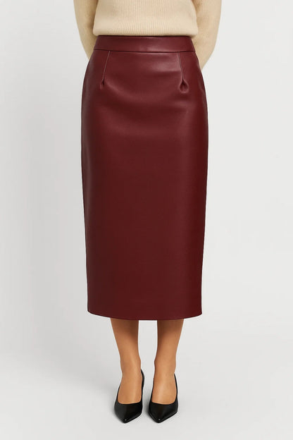 Elegant Women's Knee Length Pencil Skirt