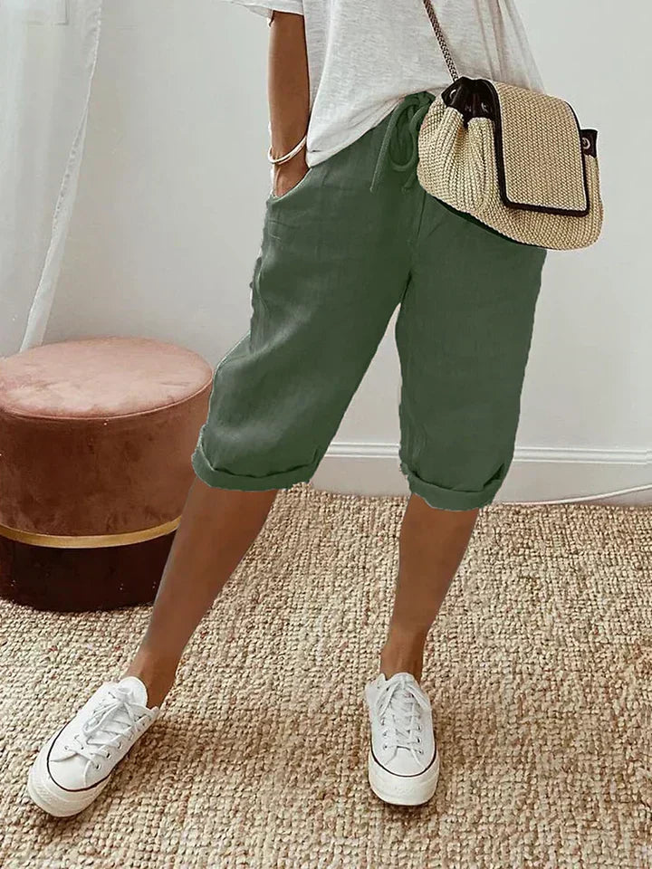 Comfortable Casual Mid-Length Shorts for Ladies