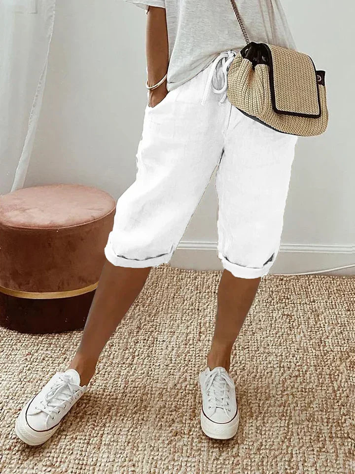 Comfortable Casual Mid-Length Shorts for Ladies