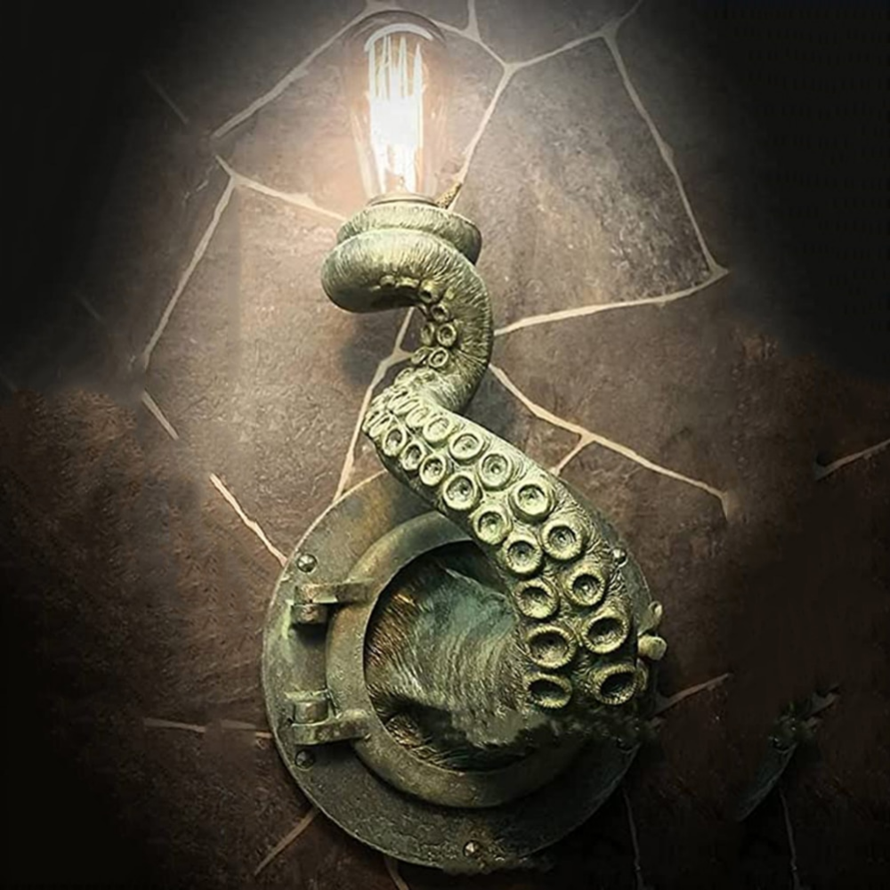 Oceanic Octopus-Shaped Wall Lamp - Luxivelle
