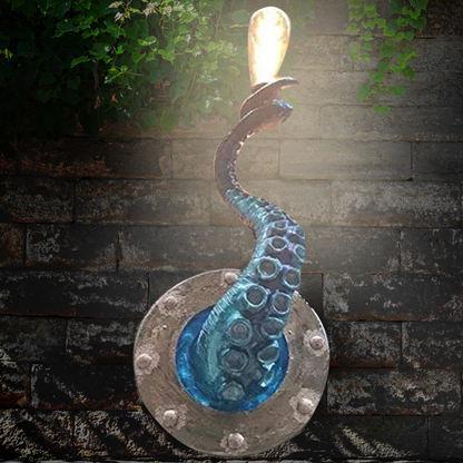 Oceanic Octopus-Shaped Wall Lamp