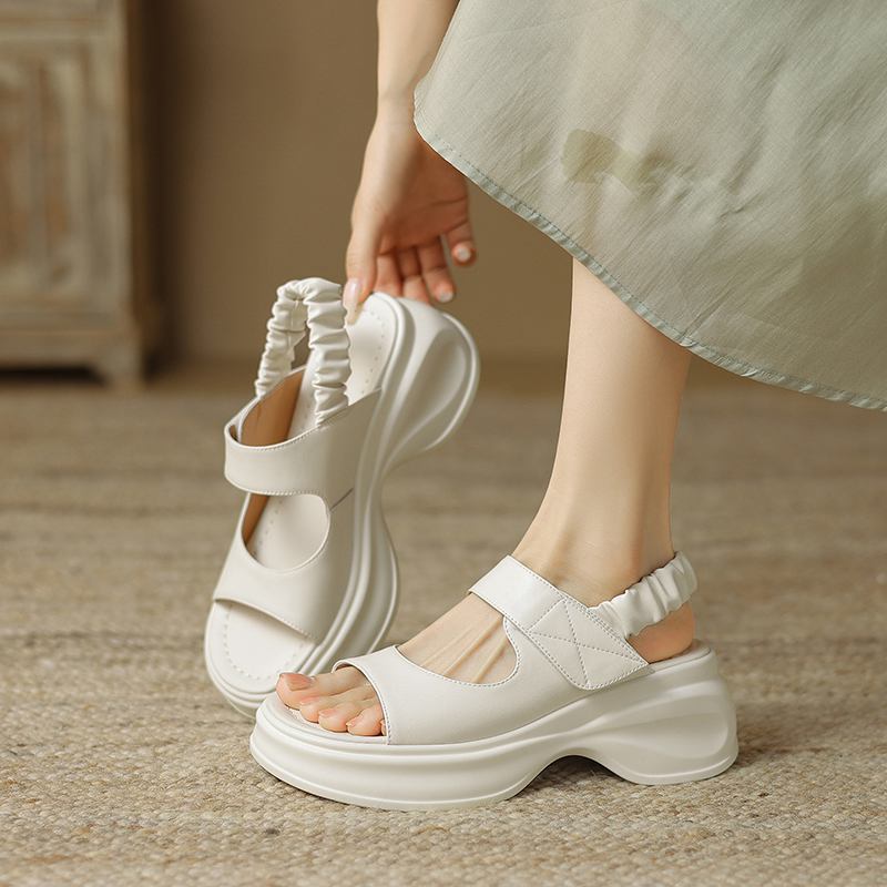 High Heel Open Toe Summer Sandals for Women - Luxivelle