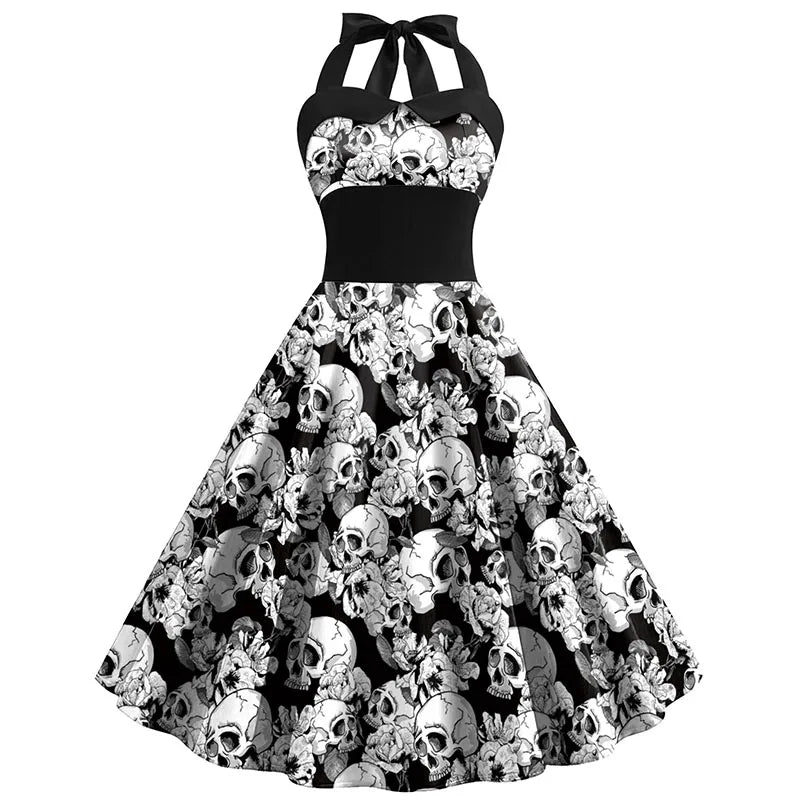 Kristin | Stylish and Comfortable  Halloween Midi Dress