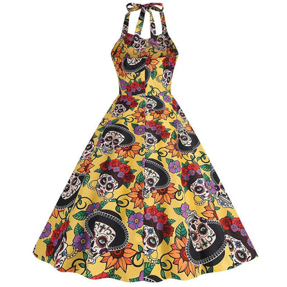 Kristin | Stylish and Comfortable  Halloween Midi Dress