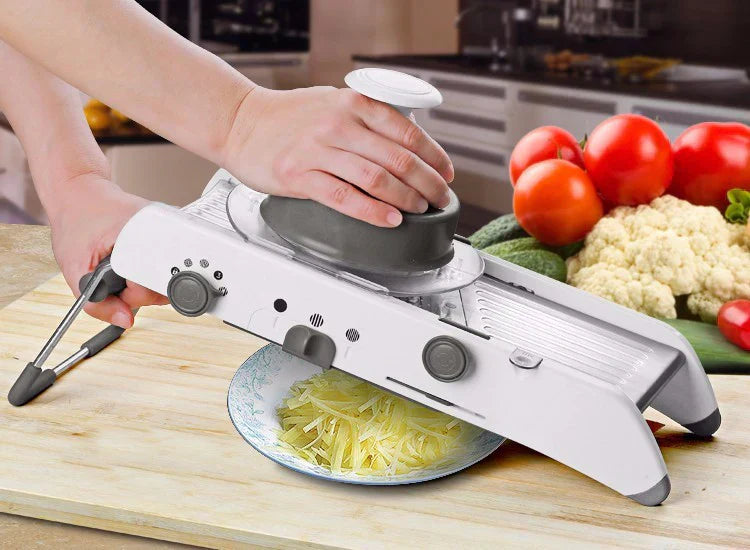 Easy Slice Adjustable Veggie Cutter Stainless Steel Blade