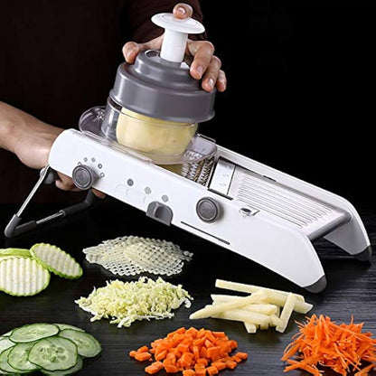 Easy Slice Adjustable Veggie Cutter Stainless Steel Blade