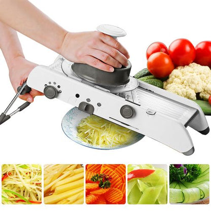 Easy Slice Adjustable Veggie Cutter Stainless Steel Blade