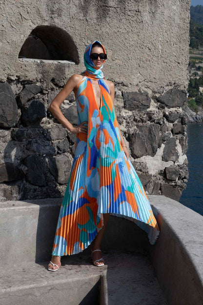 Beautiful Floral Floor Length Maxi Dress