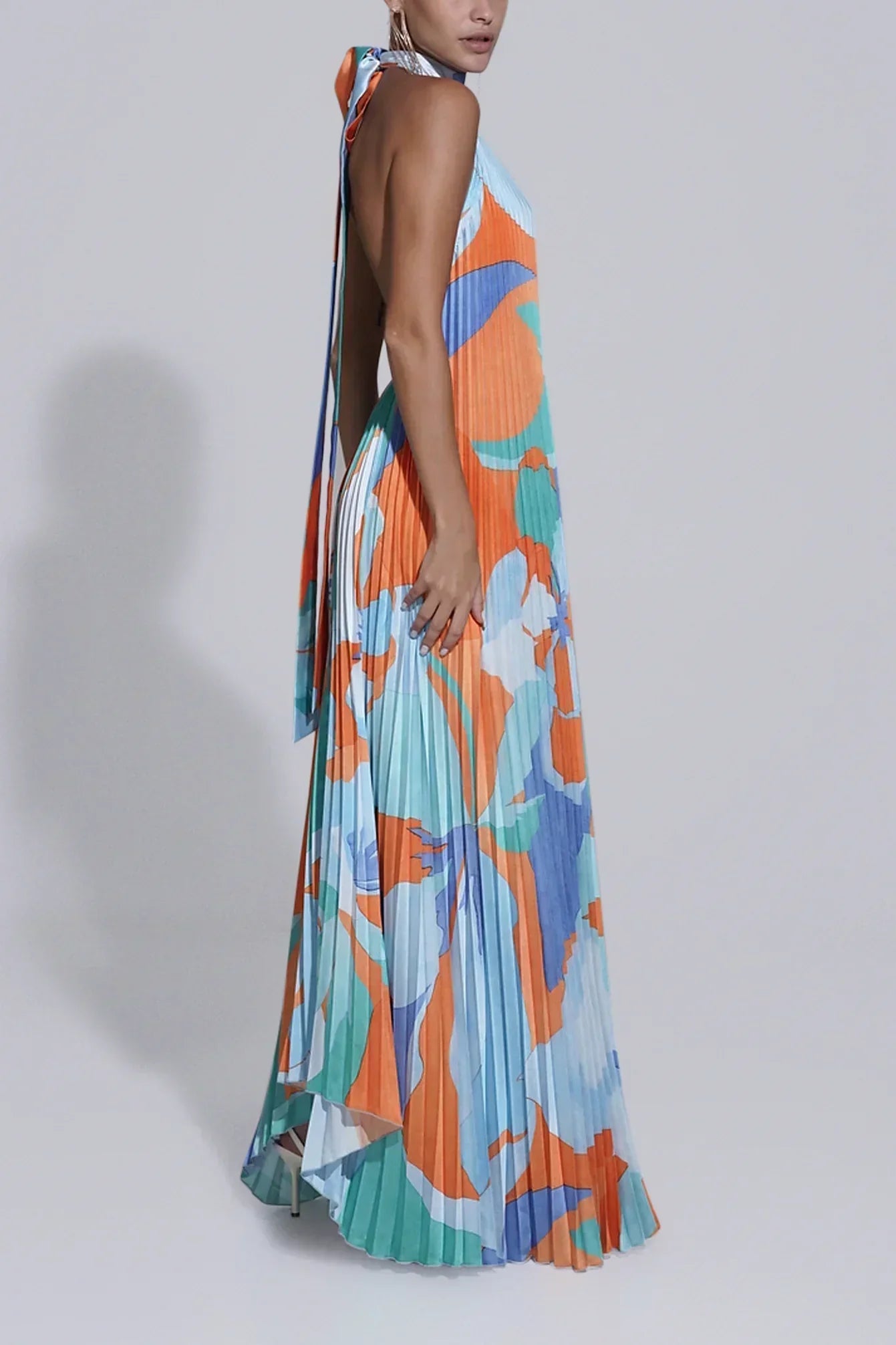 Beautiful Floral Floor Length Maxi Dress