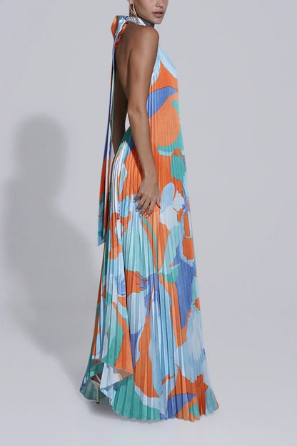 Beautiful Floral Floor Length Maxi Dress