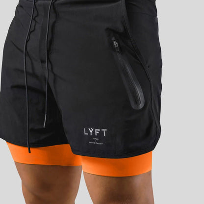 Breathable Athletic Men's Convertible Running Shorts