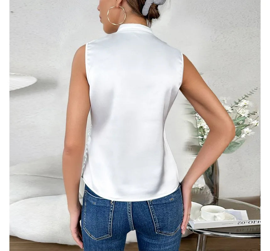 Women's Casual V-Neck Cotton Summer Top