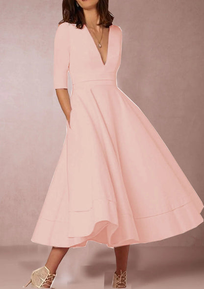 Lani | White Midi Dress – Elegant, Retro-Inspired & Flattering A-Line 10