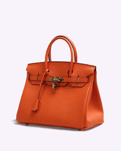 Premium Leather Tote Bag for Women Large Work Handbag