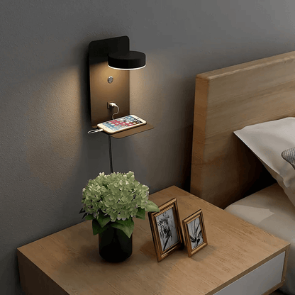 Compact LED Desk Lamp with USB Charger