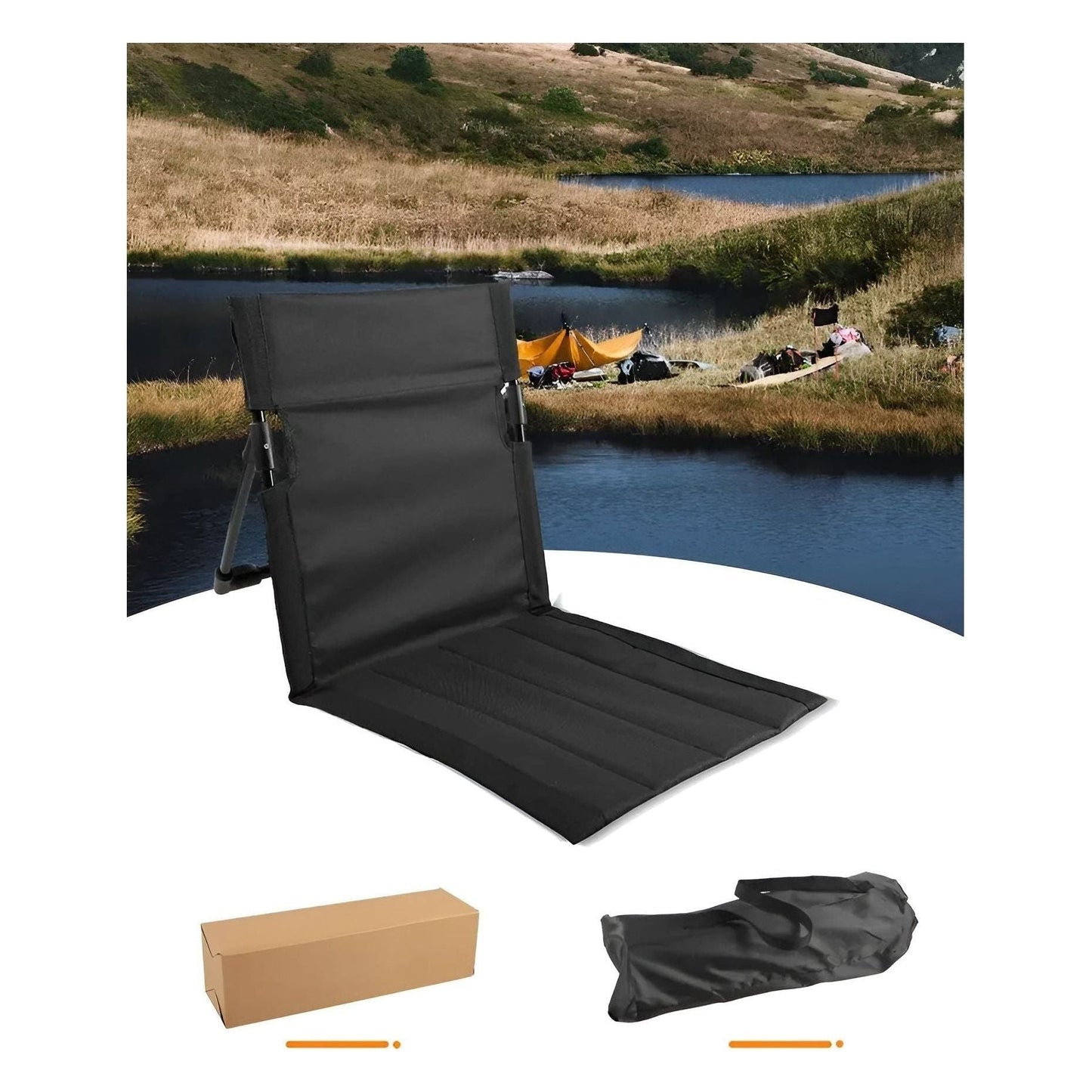 Compact Folding Camp Chair – Lightweight Portable Outdoor Seat