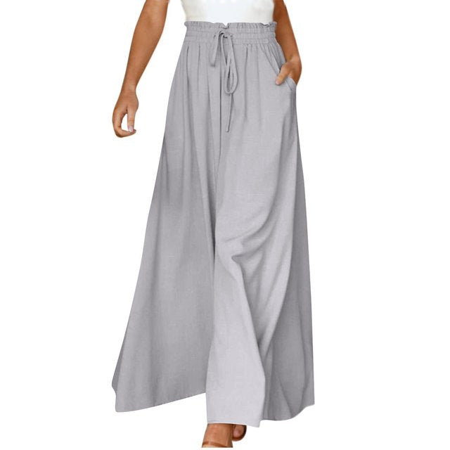 Comfortable High Waisted Loose Fit Women's Pants