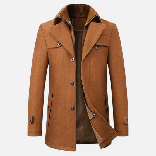 Leonard | Men’s Classic Wool Trench Coat 0
