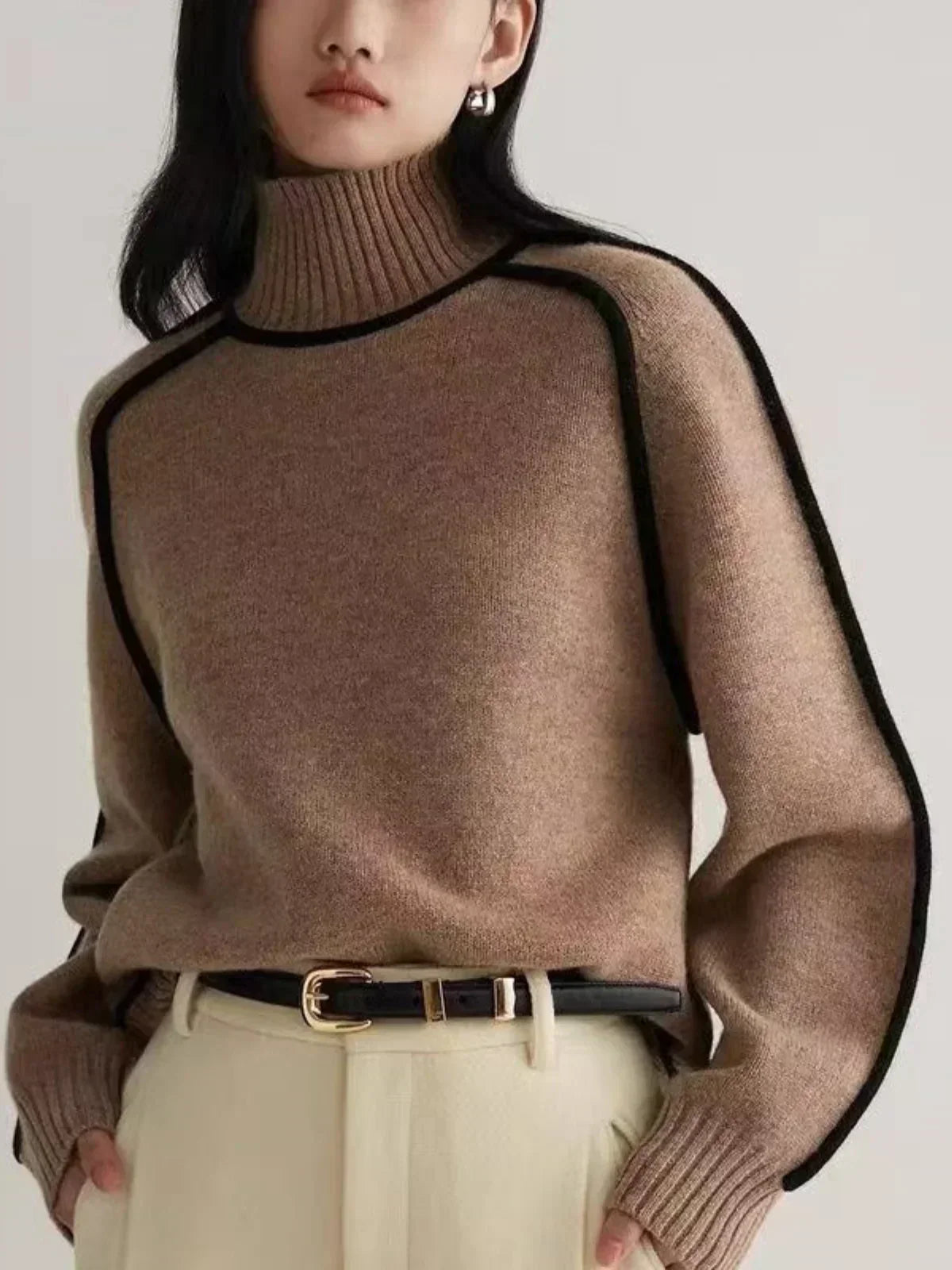 Ladies Classic Crew Neck Jumper Sweater