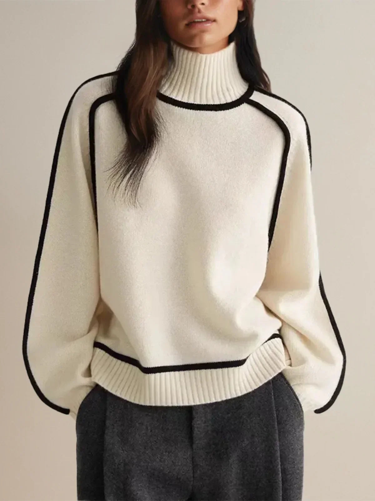 Ladies Classic Crew Neck Jumper Sweater