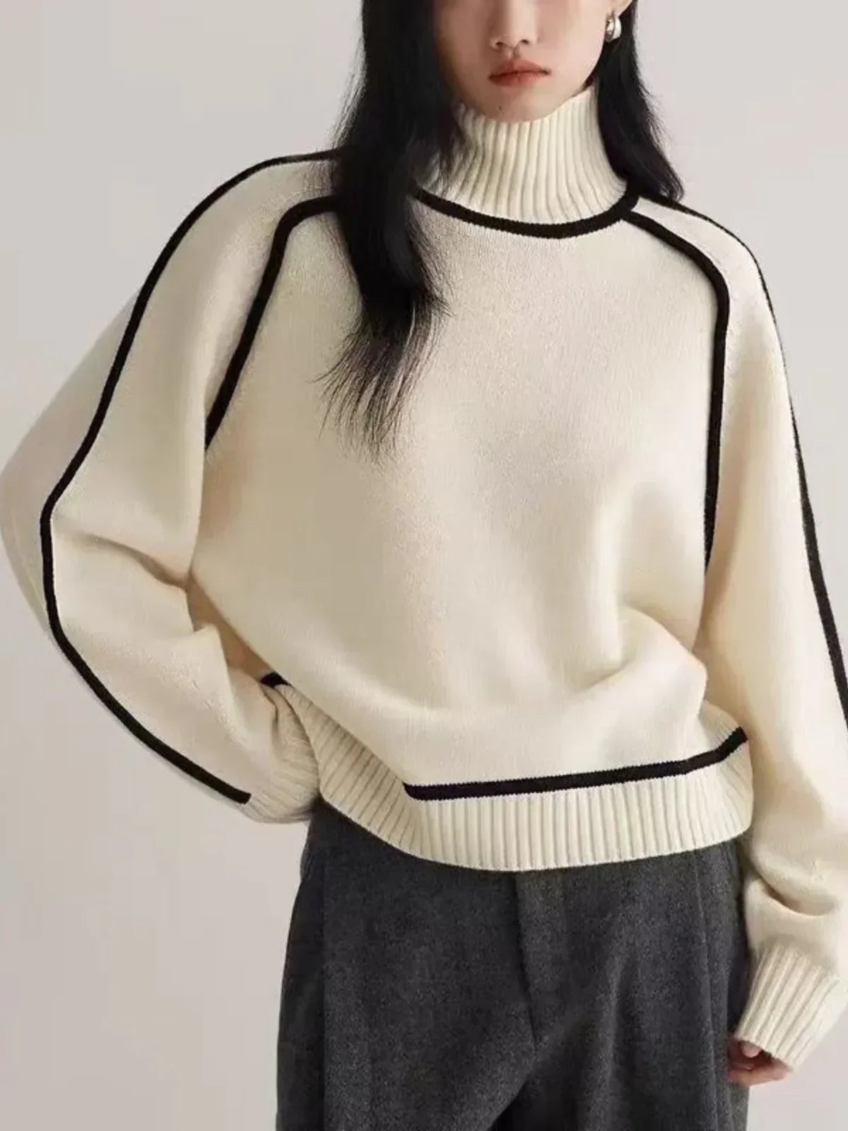 Ladies Classic Crew Neck Jumper Sweater