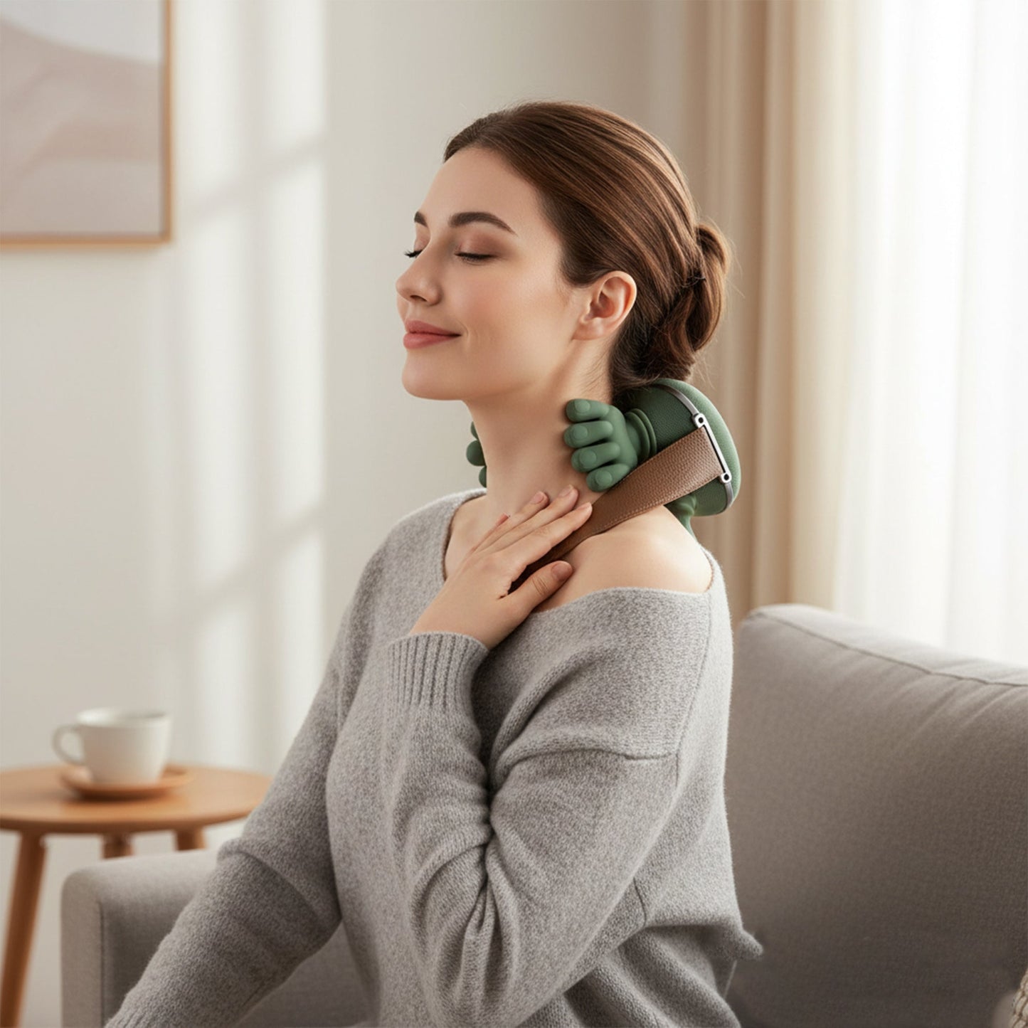 Warm Massage Pillow for Neck and Shoulder Relief
