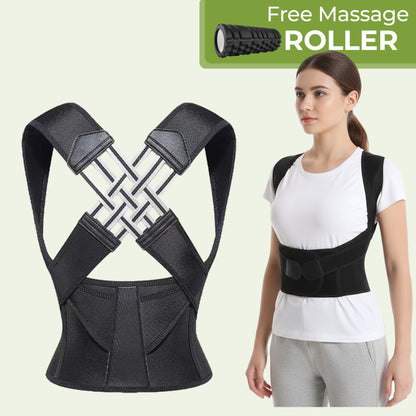 Comfortable Lower Back Support Belt with Free Massager - Luxivelle