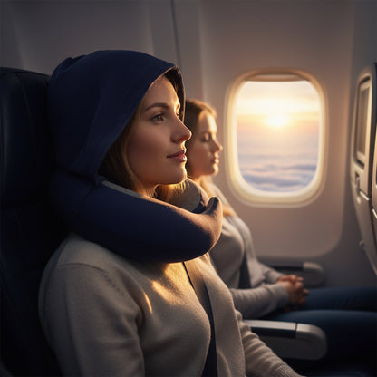 Premium Memory Foam Travel Pillow for Comfortable Sleep