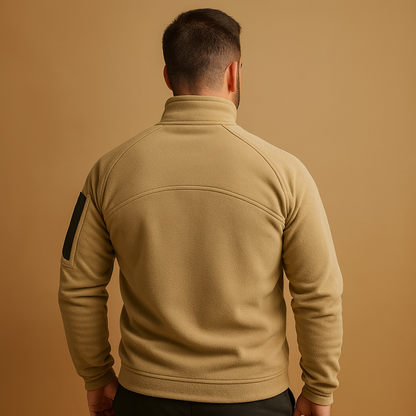 Men’s lightweight crew neck sweater with soft flexible fabric and minimalist timeless design. Perfect for daily wear in all seasons.
