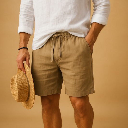 Breathable Athletic Shorts for Men with Elastic Waist - Luxivelle