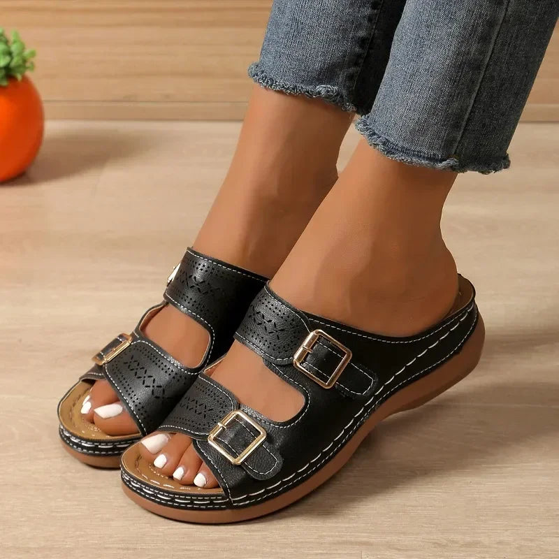 Soft Adjustable Women's Beach Sandals - Luxivelle