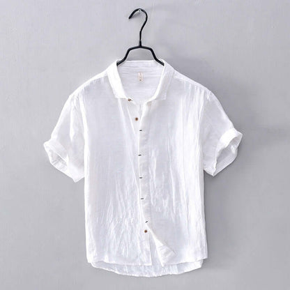 Linen Shirt For Men | Breathable | White