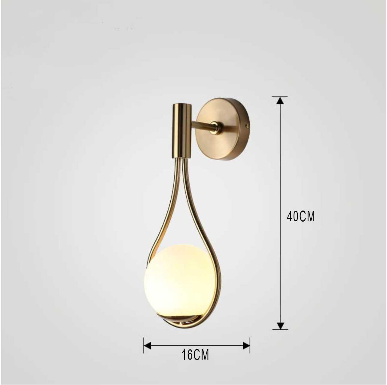 Simple White LED Wall Lamp