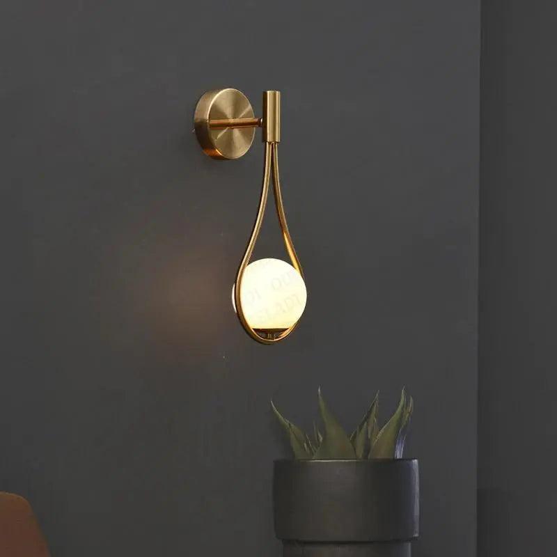 Simple White LED Wall Lamp