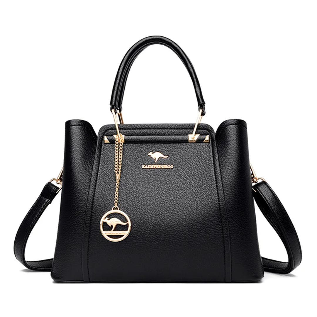 Premium Women's Shoulder Bag - Chic Faux Leather Tote