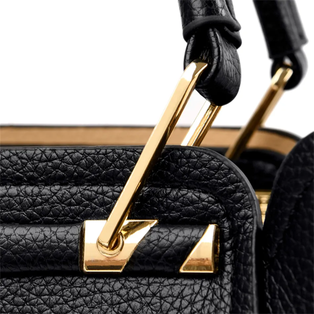 Premium Women's Shoulder Bag - Chic Faux Leather Tote