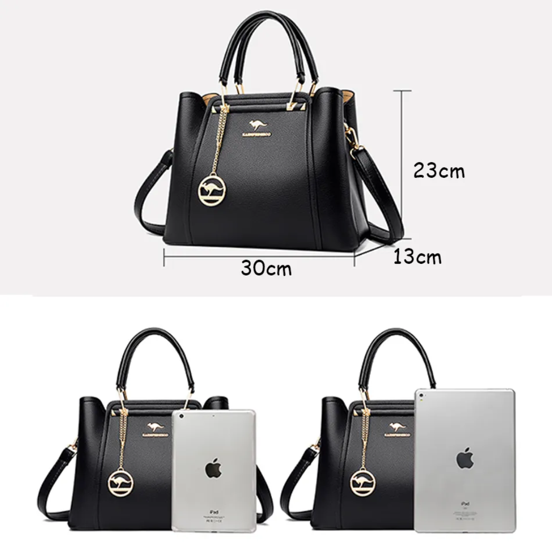 Premium Women's Shoulder Bag - Chic Faux Leather Tote