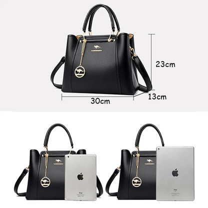 Premium Women's Shoulder Bag - Chic Faux Leather Tote