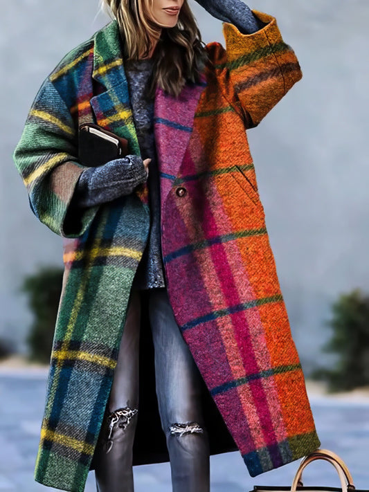 Warm Women's Winter Long Wool Overcoat - Luxivelle