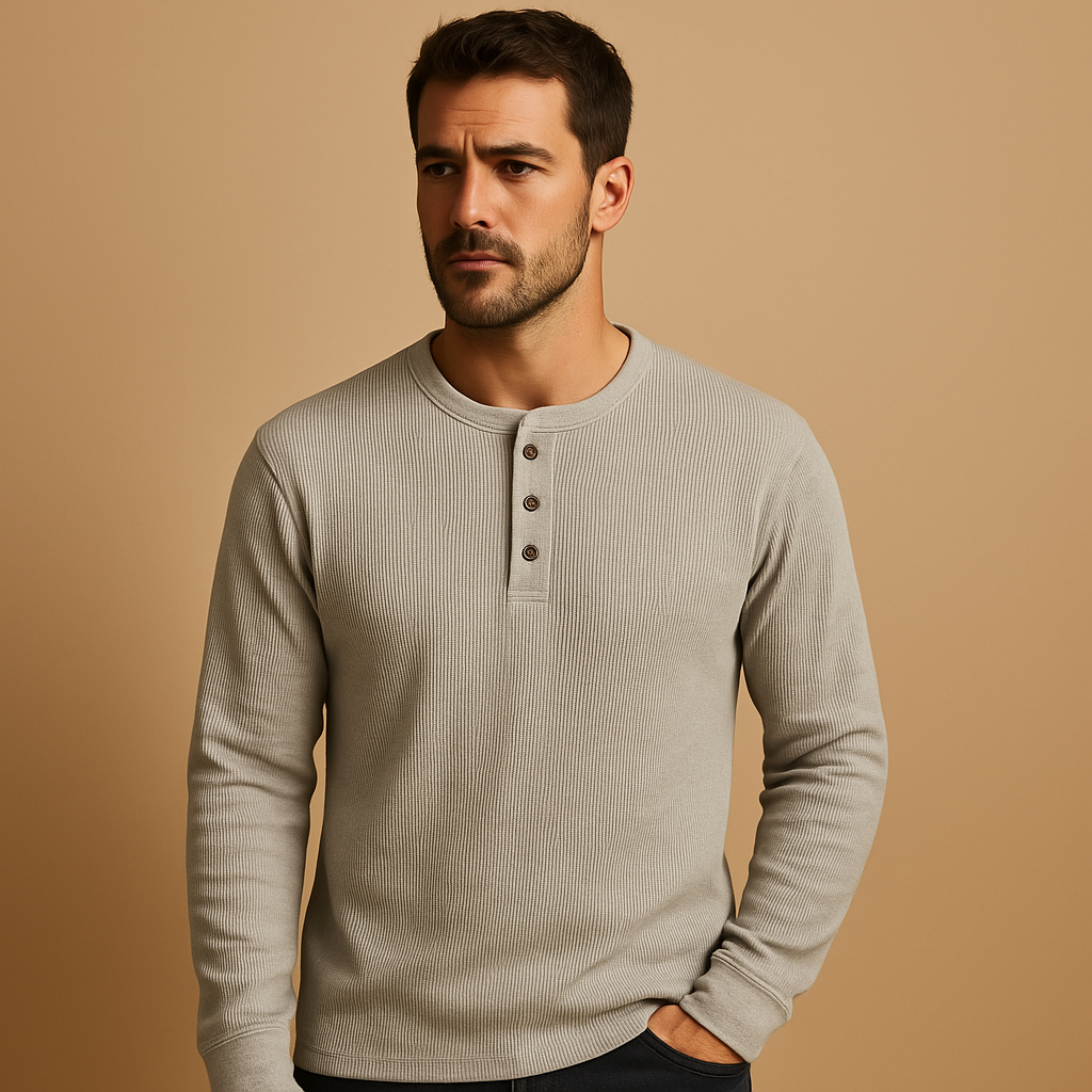 Comfy Mens Classic Long Sleeve Shirt - Luxivelle