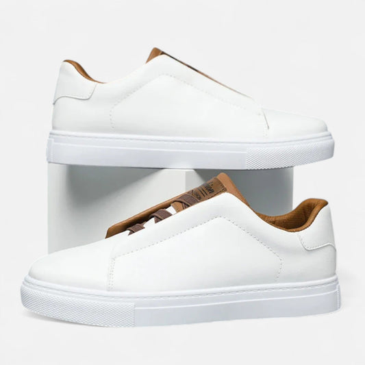 Lorenzo | Men’s Premium Slip-On Leather Sneakers 0