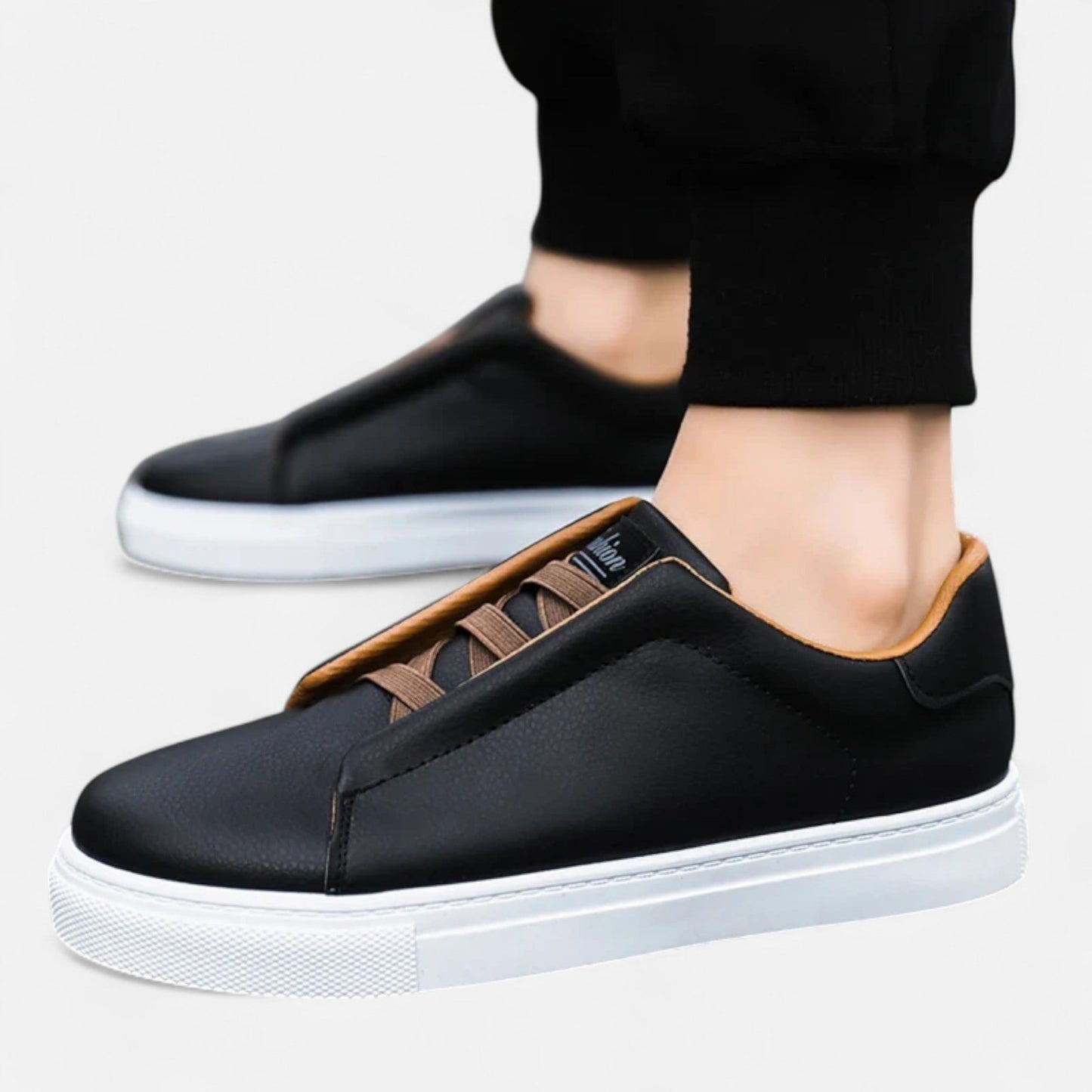 Lorenzo | Men’s Premium Slip-On Leather Sneakers 7