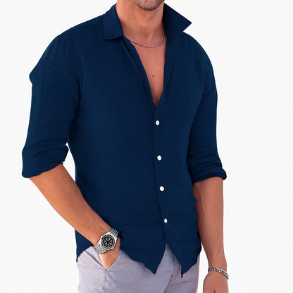 Relaxed Fit Cotton Summer Shirt for Men