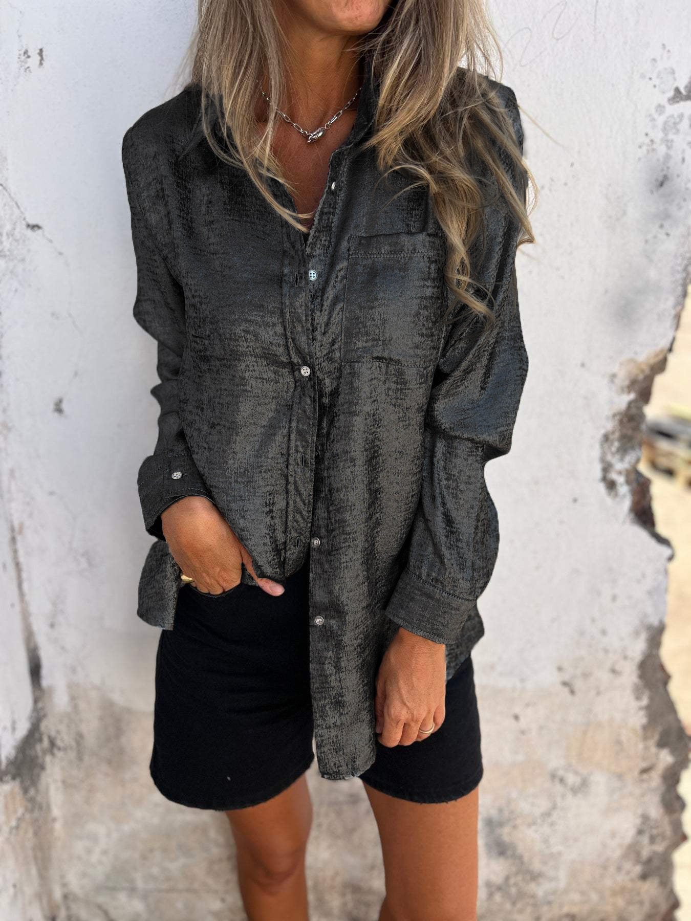 Glamorous Sparkle Women's Blouse