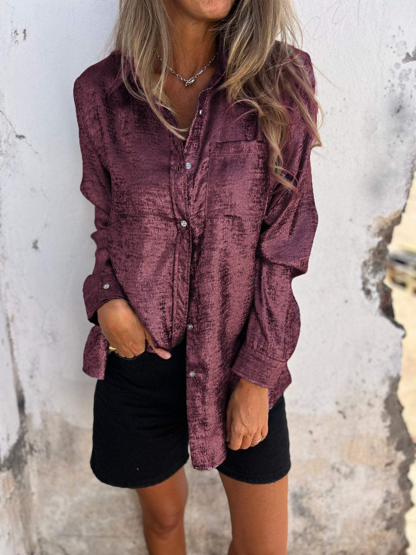 Glamorous Sparkle Women's Blouse