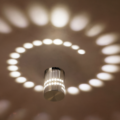 Vibrant Spiral LED Wall Lamp