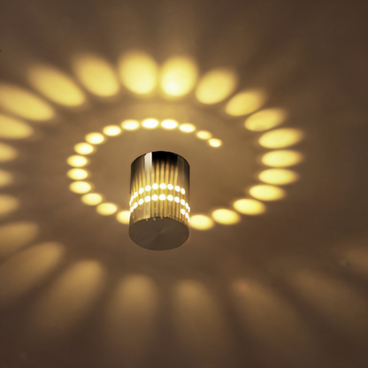 Vibrant Spiral LED Wall Lamp