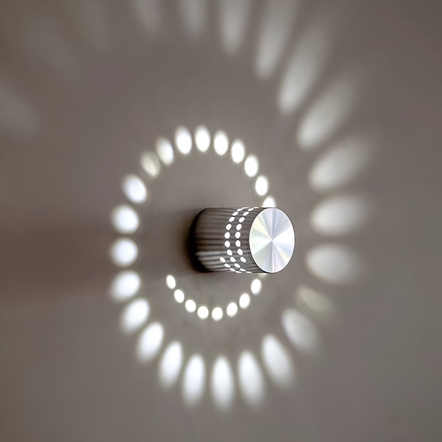 Vibrant Spiral LED Wall Lamp